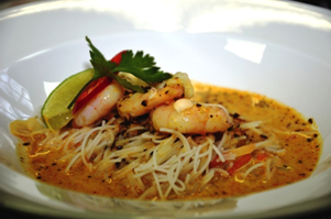 Burmese Prawn & Noodle Soup