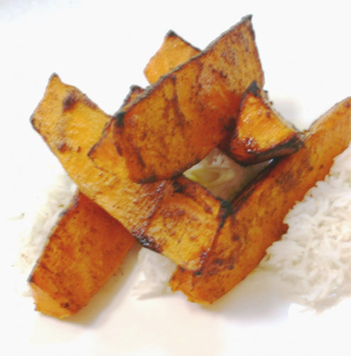 Roasted Spicy Butternut Squash Wedges