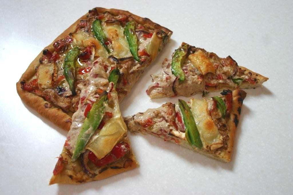 Spicy Cream Cheese Pizza