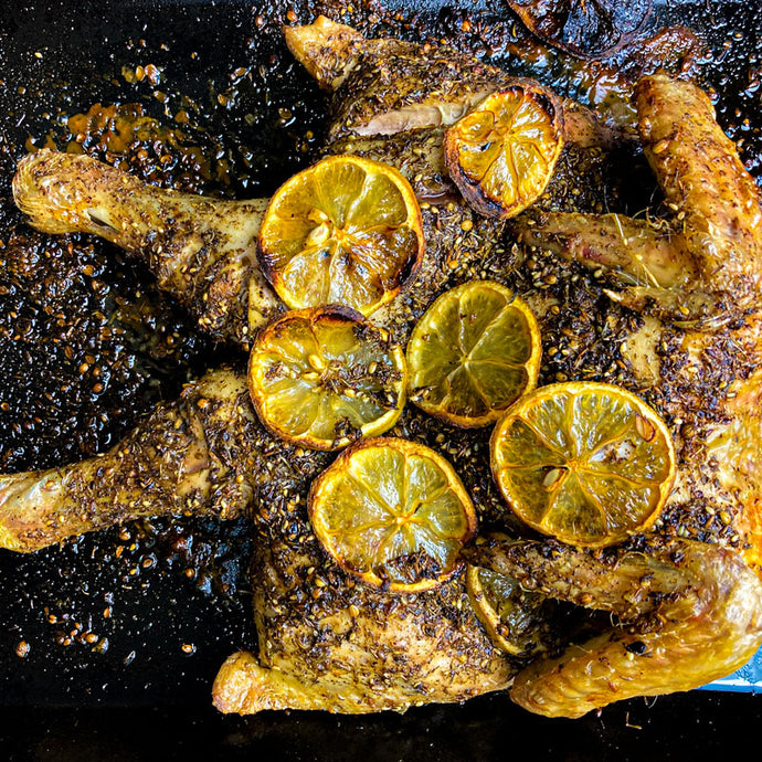 Spatchcock Za'atar Chicken By Somerset Foodie