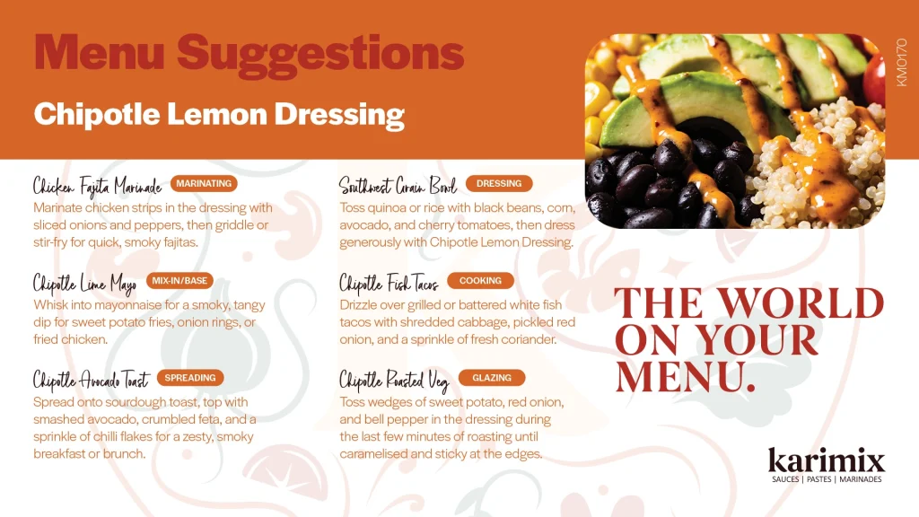 Chipotle Lemon Dressing